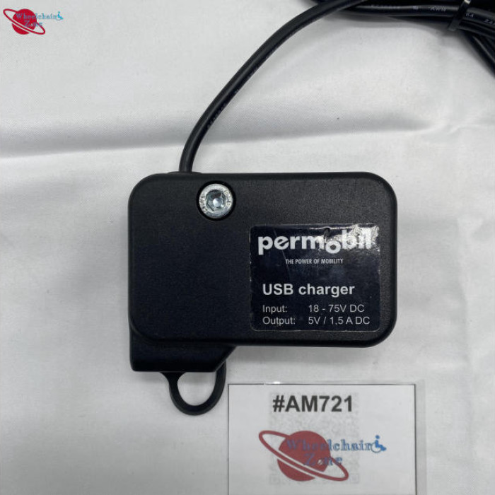 PERMOBIL USB CHARGER 5V 1,5A FOR PERMOBIL POWERCHAIR 324869 | #AM721