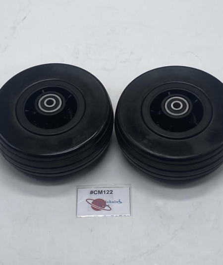 PAIR OF CASTER WHEELS FOR QUANTUM EDGE POWERCHAIR 6